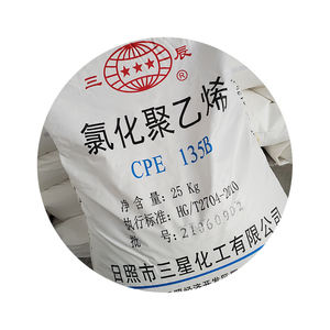 مادة تعديل التأثير البلاستيكية عالية الجودة، بولي إيثيلين مكلور <span class=keywords><strong>CPE135</strong></span> لمنتجات البي في سي - Product Image 6