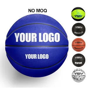 Custom Rubber Basketball Size 7 Basketball Ball with Leather Cover and Size 5 Basketball Included