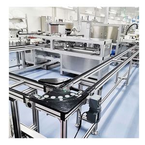 Toshine Pallet Conveyor Line Anti-Bacterial Oil Resistant Stainless Steel/Nylon/PVC Belts Adjustable Speed (Max 20m/min) - Product Image 4