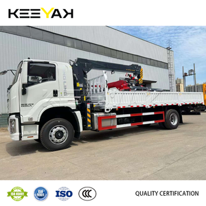 Kualitas baik Isuzu pemulihan derek dipasang truk dibuat sesuai pesanan 10 Ton truk Mounted <span class=keywords><strong>Crane</strong></span> 205hp diesel Boom derek untuk truk - Product Image 2