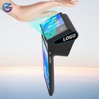 Terminal de contrôle d'accès pliable à double écran avec reconnaissance palmaire, écran tactile, interface NFC RFID, OEM ODM