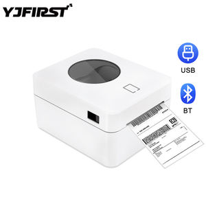 Pabrik dipasok Printer pita USB, penerimaan Label, mesin stiker kode batang untuk Label kain POS logistik, Label perhiasan ritel - Product Image 1