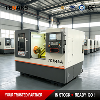 Tour CNC horizontal de haute précision TENAKS TCK46A, machine-outil combinée de tournage et de fraisage à lit incliné automatique, prix compétitif