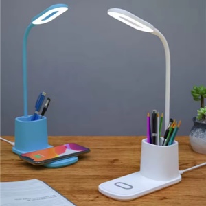 The 2025 New Modern LED Flexible ABS Table <b>Lamp</b> for Living and Dining Rooms with <b>Wireless</b> Charging - Product Image 6