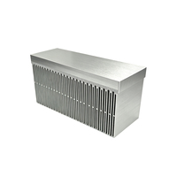 Radiateur en aluminium à ailettes soudées par pressage pour équipements électroniques industriels haute puissance