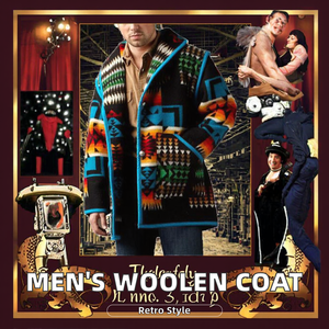 Manteau à col ras du cou en polyester/coton coupe-vent vintage pour homme avec design de vente chaude imprimé de printemps à la mode - Product Image 2