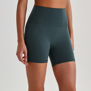 Shorts de Yoga de Cintura Alta para <span class=keywords><strong>Mujer</strong></span>, Compresión de 3 Pulgadas, Ultra Suaves, Levanta Glúteos - Product Image 5