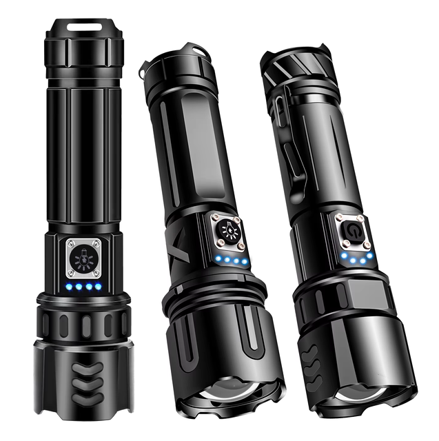 Hot Sale Xhp70 P90 Linterna Flash Light Aluminum Type C High Lumen Torch Waterproof USB Charging Tactical Led Outdoor Flashlight