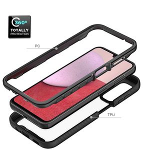 Custodia antiurto robusta in TPU per PC Defender con telaio in gomma per Samsung <span class=keywords><strong>Galaxy</strong></span> A14 A04 <span class=keywords><strong>A03</strong></span> A33 A53 5G <span class=keywords><strong>Cover</strong></span> Case - Product Image 5