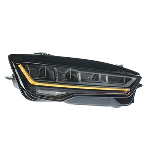 ชุดไฟหน้าสำหรับ A7 ปี 11-18 รุ่นดัดแปลงใหม่ RS7 ไฟเดย์ไลท์ LED เลนส์แบบไหล ไฟเลี้ยวแบบไหล 12V ไฟหน้า LED 12V - Product Image 4