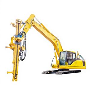 Foreuse de type chenillé pour forage photovoltaïque avec pompe moteur et moteur – Nouveau modèle à couple élevé - Product Image 1