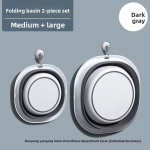 Hot Selling <strong>Plastic</strong> Washbasin Saving Space Foldable Tub <strong>Plastic</strong> Washtub Washbowl Portable Foldable Washbasin - Product Image 6