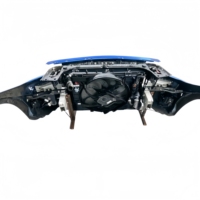 Perakitan Bumper Depan Berkualitas Tinggi, Radiator, Tangki Pendingin & Kipas Pendingin Suku Cadang Pengganti Otomatis Cocok untuk BMW Seri 1 F20