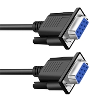 Cable emale a Ross 232 232 9-en-erial, contacto de Ross, F-F Plated 9 9-en cable 0,5 M 1 1,5 M 3M 5M 10M para PPPP