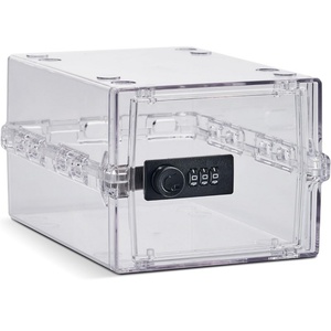 Wholesale Premium Modern Clear Plastic <b>Secure</b> Washable for Medication Storage <b>Box</b> with Password Lock Customized for - Product Image 2