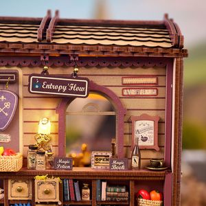 Boîte à jouets en bois à monter soi-même, chariot, cabine, homme d'affaires magique, intéressant, Yaya, assemblé à la main, créatif, musique flash, anniversaire - Product Image 4