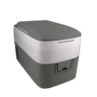 Compresor de refrigerador portátil automático, refrigerador de coche de 26L, enfriador portátil para Motor de RV, remolque de viaje para el hogar