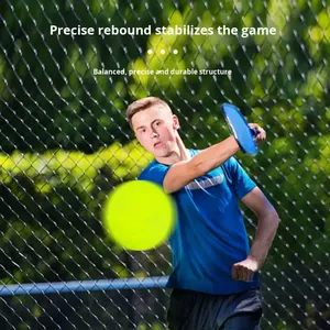 Vente en gros de balles de pickleball moulées prêtes à l'emploi, haute élasticité, vol stable pour la compétition, sports de plein air, pour hôtels - Product Image 3