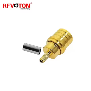 Stecker Werkseitig QMA-Stecker Crimp-/Löt aufsatz für RG174/RG316/RG188/0,100 Zoll/LMR100 RF-Koaxial-Koax-Antennen kabel