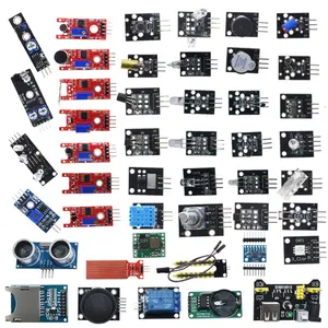 For arduin0 45 in 1 Sensors Modules Starter Kit better than 37in1 sensor kit 37 in 1 Sensor Kit UNO R3 MEGA2560