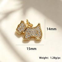 Pendentif Étoile d'Avion en Cuivre Incrusté de Zircon pour Collier, Bracelet et Accessoires de Bijoux DIY