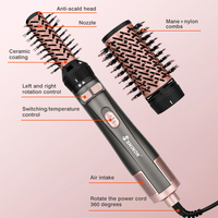 Ensemble de brosses sèche-cheveux Resuxi S-9919 6 en 1, chauffage PTC, revêtement céramique, brosse à boucler les cheveux, outil de coiffage professionnel