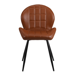Sillas de comedor de lujo modernas de PU de estilo nórdico, muebles de hogar y restaurante de cuero sintético para apartamentos y villas - Product Image 2