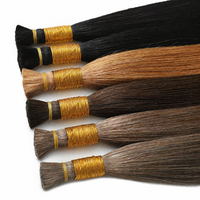 Cheveux humains en gros directement de l'usine pour perruques, cuticules alignées, double épaisseur, lisses, soyeux, brillance naturelle, cheveux Remy.