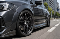 Jantes en alliage Machine Face Hyper Black Split Y 18 19 20 21 pouces 5x114.3 5x120 5x112 pour Mustang Camaro