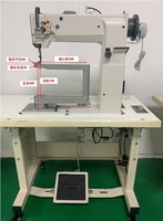 Machine à coudre MC 8365RB à aiguille unique 360 rotative à poteau plié