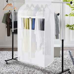 Housses de rangement pliables 3D en PEVA de haute qualité avec fermetures éclair pour costumes, manteaux, vestes et robes - Product Image 6