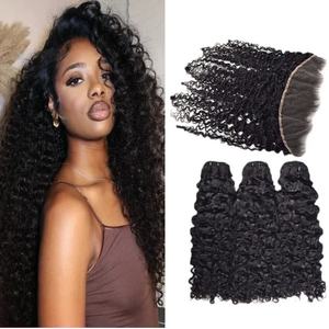 Extensions de cheveux bouclés birmans avec closure – Vente directe usine – Lots de cheveux 100 % humains africains avec closure – Extensions de cheveux bouclés birmans - Product Image 1
