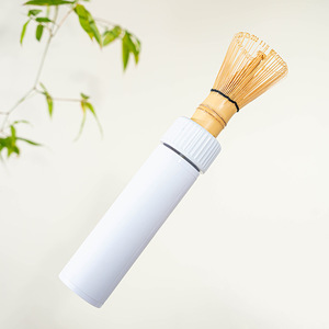 Rechargeable Handheld Mixer Bamboo Electric Whisk for Matcha Durable Coffee & Tea Sets Accessory