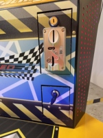 Machine de jeu de course de simulation de conduite de voiture et de moto électronique d'arcade Outrun en métal à monnayeur avec détection de mouvement, version anglaise