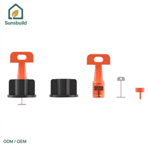 Sunsbuild – Nouvelles ventouses adhésives étanches en forme de T, orange et noires, réutilisables, pour l'espacement des carreaux de sol de salle de bain - Product Image 3