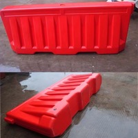 Barrières de circulation en plastique CITICITY - Barrières anti-inondation et de signalisation de haute qualité, homologuées IP67, remplissables d'eau, hauteur 800 mm, garantie 3 ans