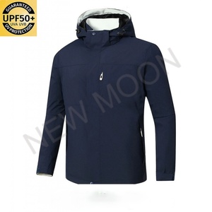 Chaqueta Cortavientos Ligera y Cómoda con Protección Solar UPF50+, Material Sólido, Chaqueta Cortavientos para Hombre Adulto - Product Image 4