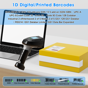 Lecteur de codes-barres industriel portable Symcode MJ-2023 1D CMOS, 300 lectures/secondes, <span class=keywords><strong>connexion</strong></span> <span class=keywords><strong>WIFI</strong></span> 2.4G, interface USB/Type-C, certifié CE - Product Image 2