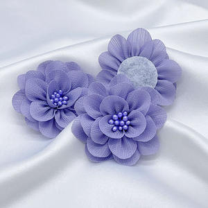 Braut Pfingstblume Haarzubehör Feiertag Abschlussball Party Strandzeit Tanz Seitenclip Rotrose Kleid-Clip Stoffzubehör - Product Image 3