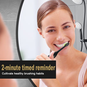 Cepillo de dientes recargable para adultos tipo C 4 modos cerdas suaves cepillo de dientes eléctrico IPX7 cepillo de dientes impermeable limpiador de dientes OEM ODM - Product Image 4