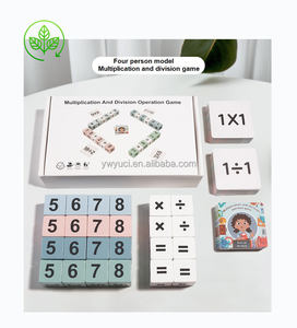YUCI amusant apprentissage <span class=keywords><strong>jeu</strong></span> <span class=keywords><strong>de</strong></span> table <span class=keywords><strong>en</strong></span> bois <span class=keywords><strong>multiplication</strong></span> et division éducatives précoces unisexe - Product Image 5