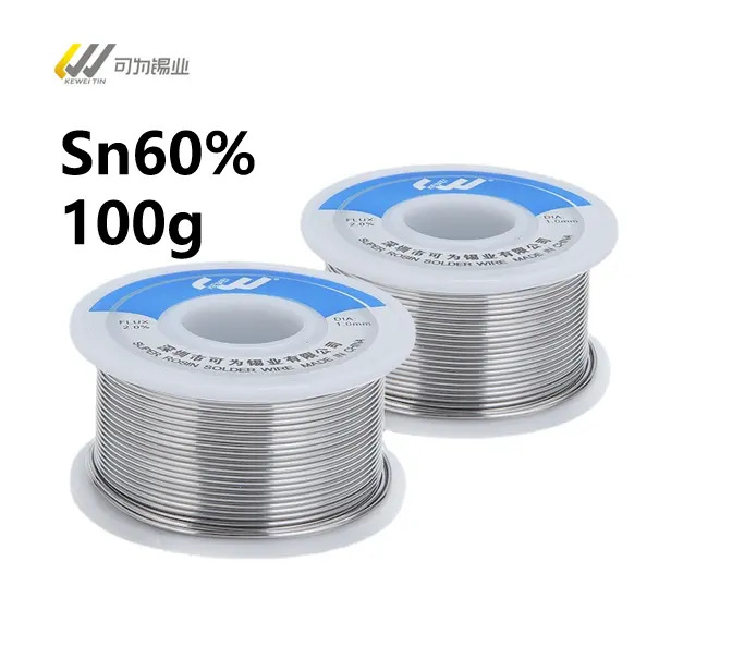 เชื่อม OEM 0.8 มม.1.0 มม.0.6 มม.2.0 มม.100g 60/40 บัดกรีดีบุกลวด Sn60Pb40 0.8 มม.สายเชื่อมบัดกรีดีบุกลวด PCB