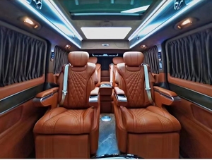 Asientos de Cuero Eléctricos Reclinables de Lujo VIP para Modificación de Vellfire Sienna - Product Image 4