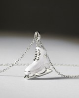 Collar con Colgante de Patinaje Artístico Chapado en Oro, Resistente al Deslustre y de Larga Duración, Joyería Deportiva para Mejores Amigos y Parejas