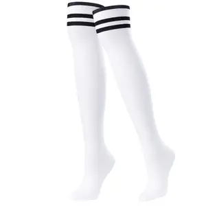 Calcetines largos hasta la rodilla para mujer, ropa de Golf, deportivos, cómodos, sin estrangular, finos