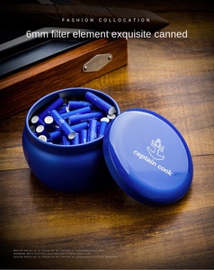 Boquilla carbón coco Captain <span class=keywords><strong>COOK</strong></span> (minorista) 6×26mm empaquetado en frasco azul - Product Image 4