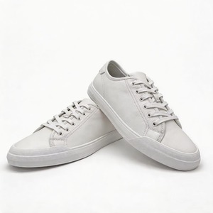 Chaussures pour hommes en cuir véritable et denim, style outdoor, mode décontractée, voyage, fabrication artisanale, haute qualité, randonnée, minimaliste - Product Image 1