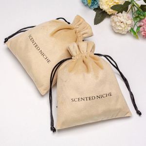 Custom Velvet Gift Bag Velvet <b>Pouch</b> for Jewelry <b>Pouch</b> With Logo - Product Image 1