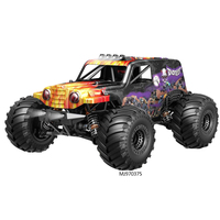 Voiture RC tout-terrain 4x4 à grande échelle 1/14, moteur brushless, haute vitesse, avec chargeur et câble USB