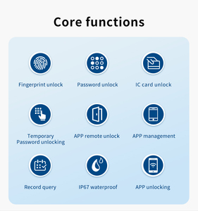 Tuya การ์ดหน่วยความจำและลายนิ้วมือ Wi-Fi ระบบควบคุมการเข้าถึงประตูพร้อมการรองรับโลโก้ที่ปรับแต่งได้ - Product Image 6